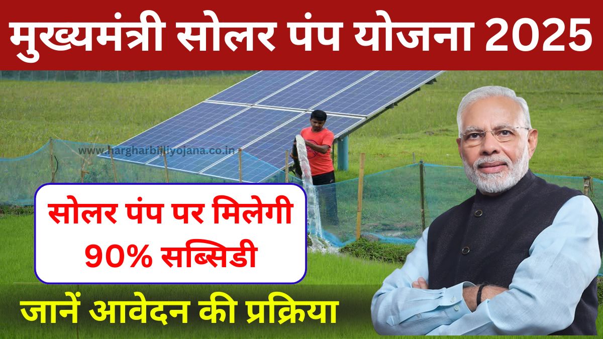 Mukhyamantri Solar Pump Yojana 2025