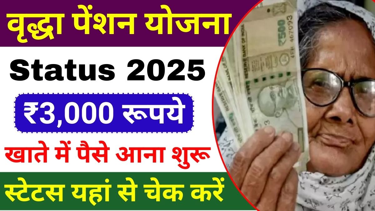 Vridha Pension Status Check 2025